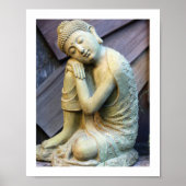 Resting Buddha Statue Foto Poster (Voorkant)