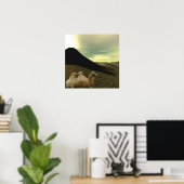 Resting Camel Poster (Thuiskantoor)