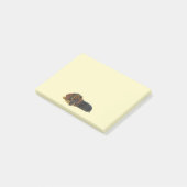 Resting Dachshund Post-It Notes (Schuin)
