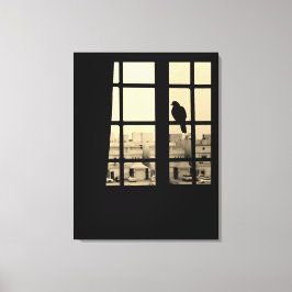 Resting Dove Canvas Afdruk