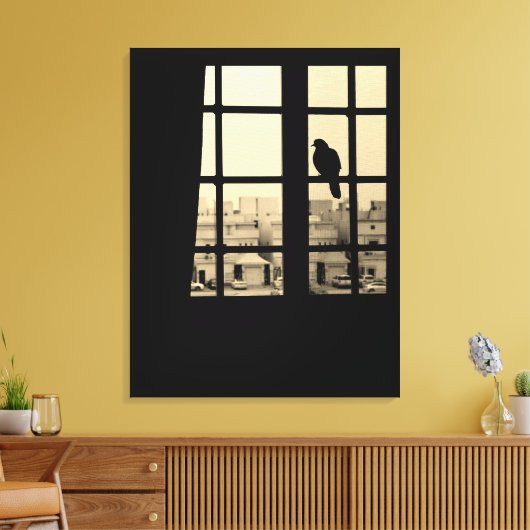 Resting Dove Canvas Afdruk (Insitu (Woonkamer))