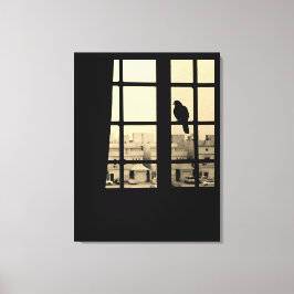 Resting Dove Canvas Afdruk