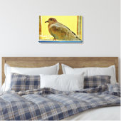Resting Dove Canvas Afdruk (Insitu (Slaapkamer))