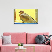 Resting Dove Canvas Afdruk (Insitu (Woonkamer))