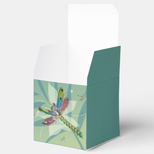 Resting Dragonfly Weddenbox Bedankdoosjes (Geopend)
