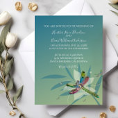 Resting Dragonfly Wedding Uitnodiging