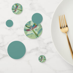 Resting Dragonfly Weduwingschotel Confetti