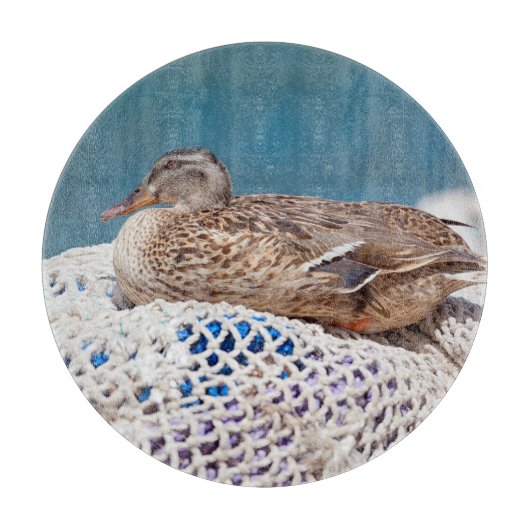 Resting Duck Snijplank (Voorkant)