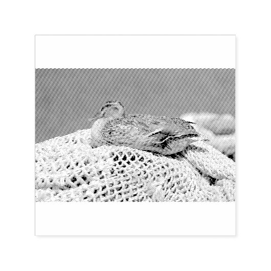 Resting Duck Zelfinktende Stempel (Design)
