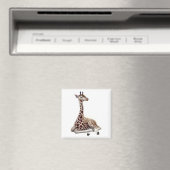 Resting Giraffe Magnet (Insitu (Vaatwasser))