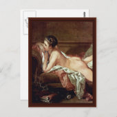 Resting Girl Detail (Madmoiselle O'Murphy) Briefkaart (Voorkant / Achterkant)