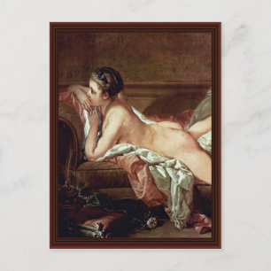 Resting Girl Detail (Madmoiselle O'Murphy) Briefkaart