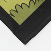 Resting Gnome Face Cute Funny Christmas Kawaii Car Fleece Deken (Hoek)