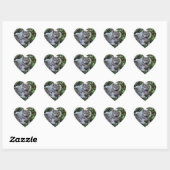 Resting Gray Wolf 3 Wildlife Gift Hart Sticker (Vel)