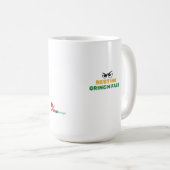 "Resting Grinch Face" Funny Christmas Coffee Mug - Koffiemok (Voorkant rechts)