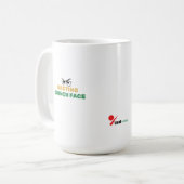 "Resting Grinch Face" Funny Christmas Coffee Mug - Koffiemok (Voorkant links)