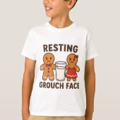 Resting Grouch Face – Gingerbread Dunk Duo T-shirt (Voorkant)