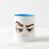 Resting grump face – blue eyed annoyed emoji mok (Midden)
