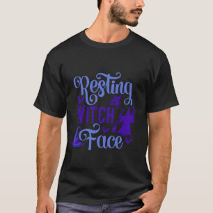 Resting hech Face Funny Halloween Costume T-shirt