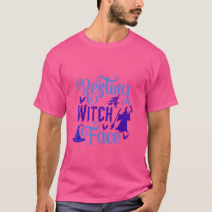 Resting hech Face Funny Halloween Costume T-shirt