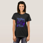 Resting hech Face Funny Halloween Costume T-shirt (Voorkant volledig)