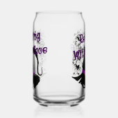 Resting heks Face - Halloween Spider Web Blikvorm Glas (Rechts)