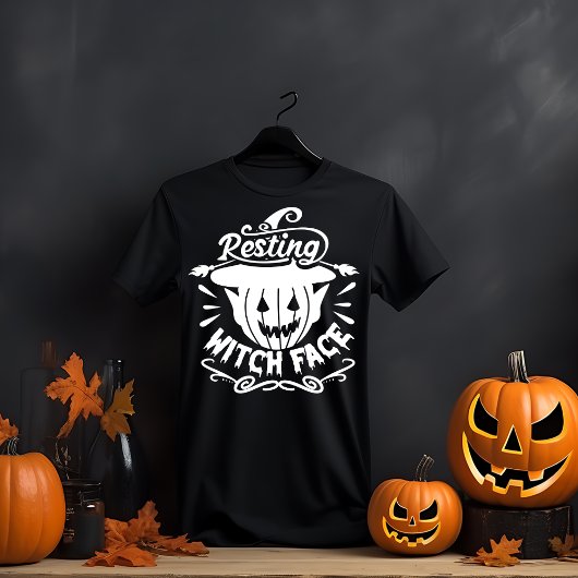 Resting heks Face Halloween T-shirt