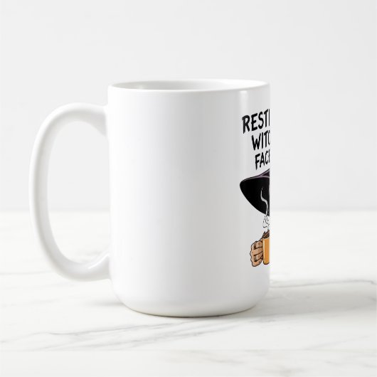 Resting heks Face Koffiemok (Links)