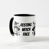 Resting heks Face Mok (Voorkant links)