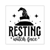 Resting heks Face Rubberstempel (Afrduk)