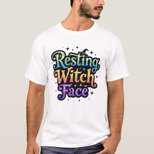 Resting heks Face T-shirt (Voorkant)
