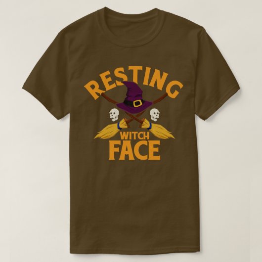 Resting heks Face T-shirt (Design voorkant)