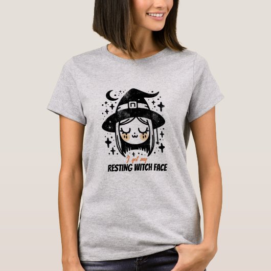 Resting heks Face T-shirt (Voorkant)
