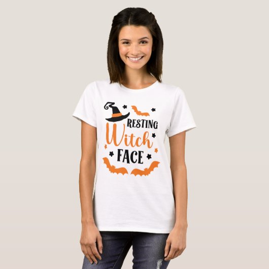 Resting heks Face T-shirt (Voorkant volledig)
