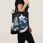 Resting heks Face Tote Bag (Dichtbij)