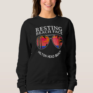 Resting Hilton Head Beach Ocean Humor Trui