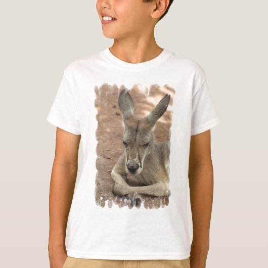 Resting Kangaroo Youth T-Shirt (Voorkant)