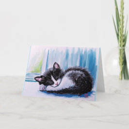 Resting Kitten Wenskaarten Kaart