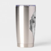 Resting Lab with holiday calm Geïsoleerde Drinkbeker (Voorkant)