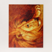 Resting Lion (door Abbott Handerson Thayer) Legpuzzel (Verticaal)