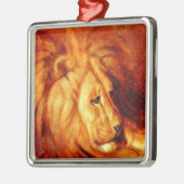 Resting Lion (door Abbott Handerson Thayer) Metalen Ornament (Links)