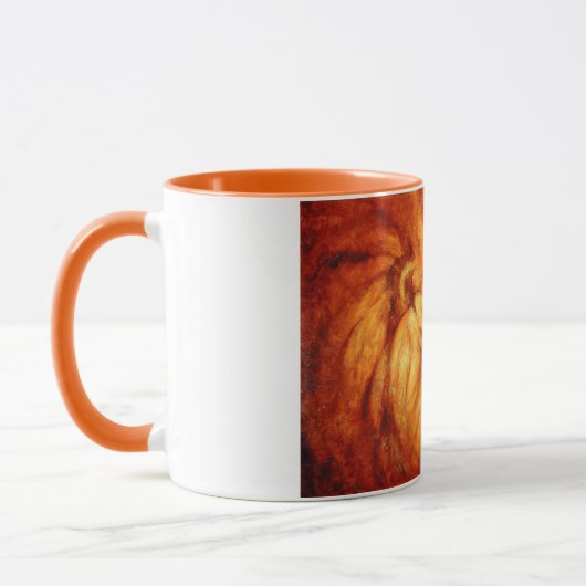 Resting Lion (door Abbott Handerson Thayer) Mok (Links)