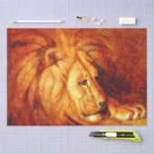 Resting Lion (door Abbott Handerson Thayer) Tissuepapier (Craft)