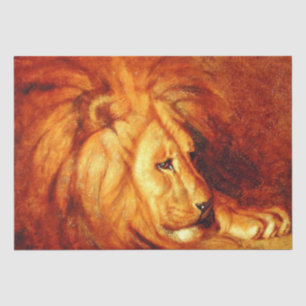 Resting Lion (door Abbott Handerson Thayer) Tissuepapier