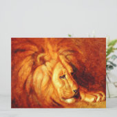 Resting Lion Kaart (Staand voorkant)