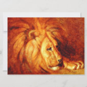 Resting Lion Kaart (Voorkant)