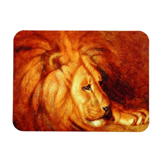 Resting Lion Magneet (Horizontaal)