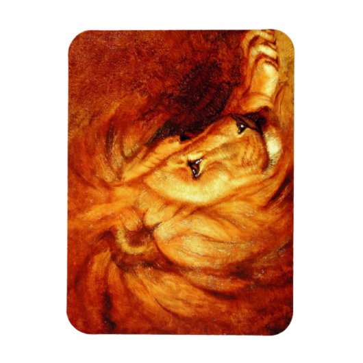 Resting Lion Magneet (Verticaal)