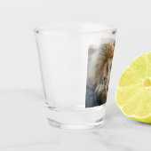 Resting Lion Shot Glas (Links)