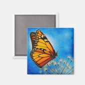 Resting Monarch magneet (Voorkant / Achterkant)